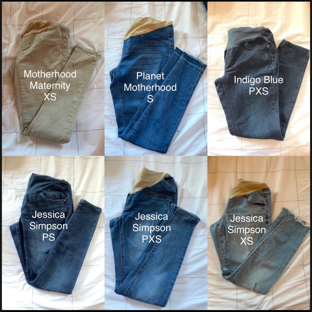 Maternity jeans lot
